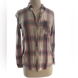 Rails size XS Plaid Button-Up Shirt